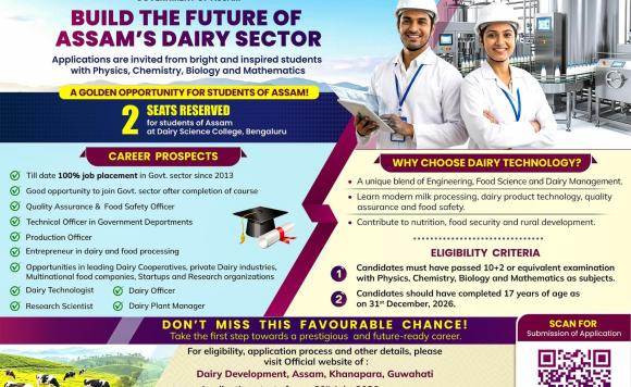 Applications are invited from bright and inspired students with Physics, Chemistry, Biology and Mathematics. 